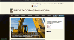 Desktop Screenshot of importadoragranandina.com